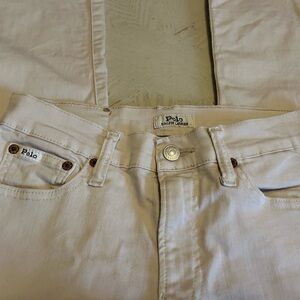Polo Ralph Lauren White Jeans